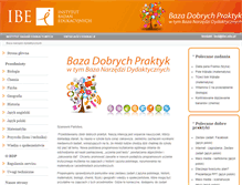 Tablet Screenshot of bnd.ibe.edu.pl